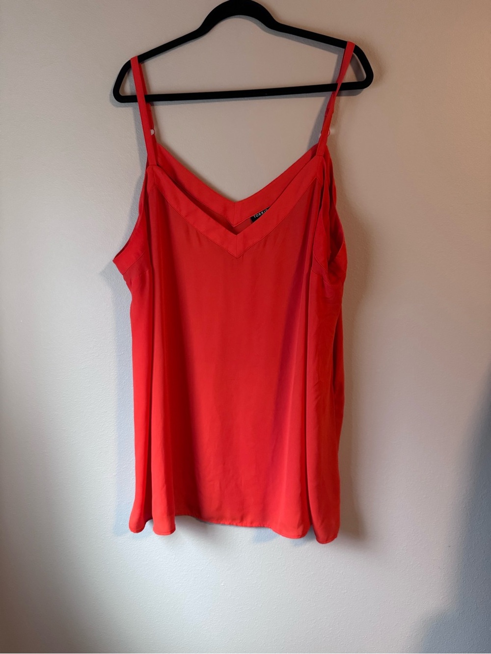 torrid Orange V-Neck Spaghetti Strap Cami